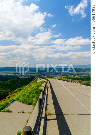 Sensuikyo Road to Aso Buddhist Pagoda (Aso City, Japan) 96617953