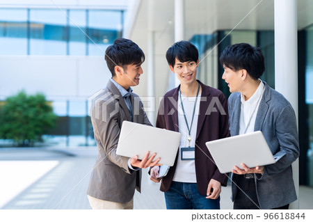 Engineer business office meeting office casual photography cooperation "LINK FOREST" 96618844