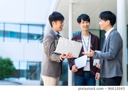 Engineer business office meeting office casual photography cooperation "LINK FOREST" 96618845