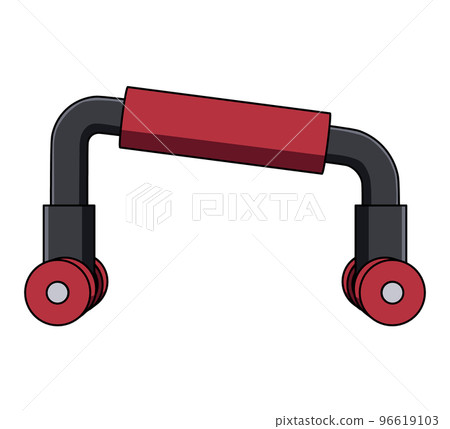 Illustration next to the push-up bar Illustration next to the push-up bar 96619103