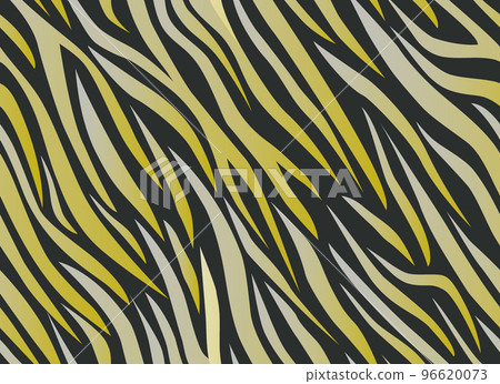 Zebra seamless pattern. Abstract stripes, repeating background. Vector printing for fabrics, posters, banners.  96620073