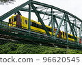 train on railway bridge 96620545