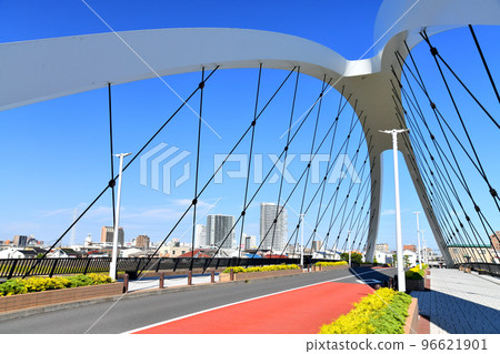 新橋辰巳 / 從新中川（東京都江戶川區）望向小岩站 [2022 年 10 月] 96621901