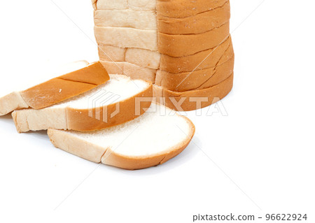 Sliced bread food on a white background 96622924