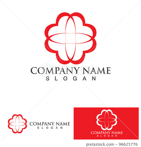Love logo Vector icon illustration design Template 96625776