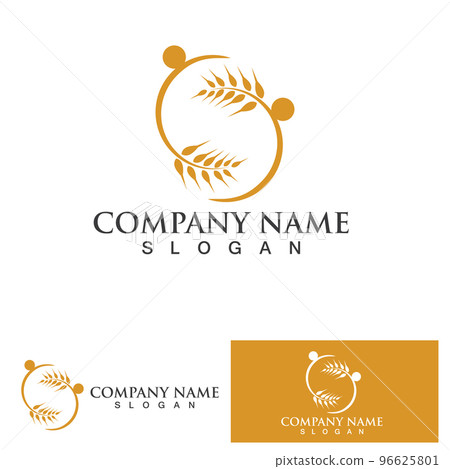 Agriculture wheat vector Agriculture wheat vector 96625801