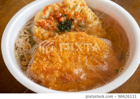 Very delicious Japanese croquette soba 96626131