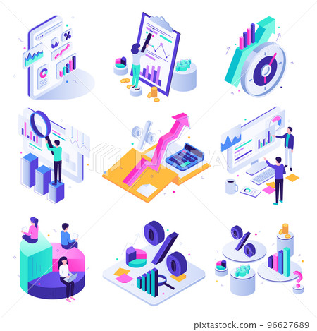 Financial audit. Budget graph, report data. Workers inspecting or analyzing graphs, charts and diagrams Financial audit. Budget graph, report data. Workers inspecting or analyzing graphs, charts and diagrams 96627689