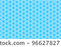 Abstract technological hexagonal blue and white background 96627827