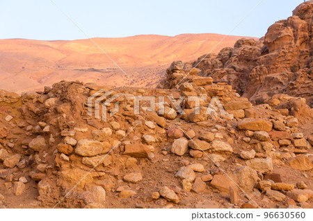 Al Beidha prehistoric settlement, Petra, Jordan 96630560