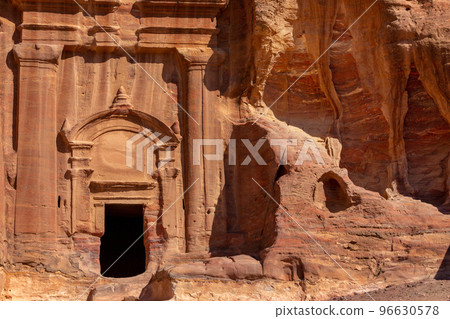 Renaissance Tomb facade in Petra, Jordan 96630578