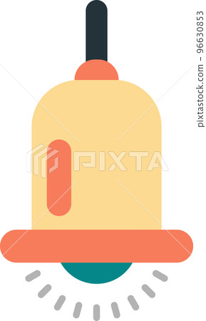 bell illustration in minimal style 96630853