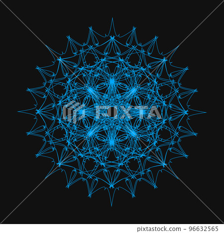 幾何圖案 分形 神聖幾何 多彩 圖標 個人資料圖片 96632565