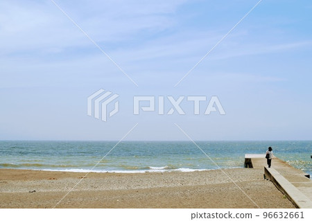 [茅崎市]夏末寧靜的海岸 96632661