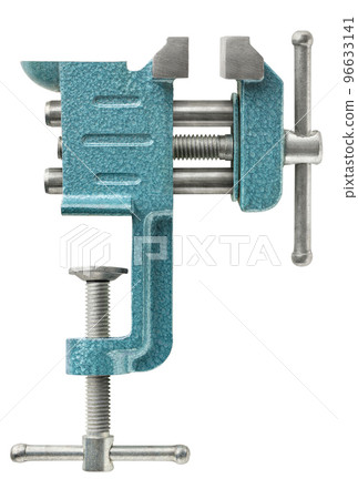 Old green blue metalwork clamp 96633141