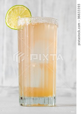 Glass of Palomita Cocktail 96633393