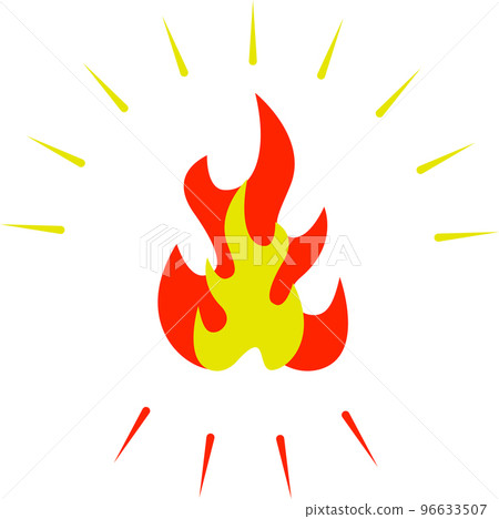 Fire logo template for company design 96633507