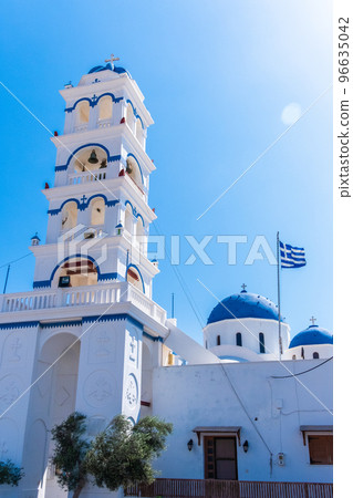 Beautiful view of Santorini Island in Greece 96635042