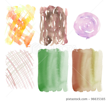 水彩紋理素材集：秋天 96635385