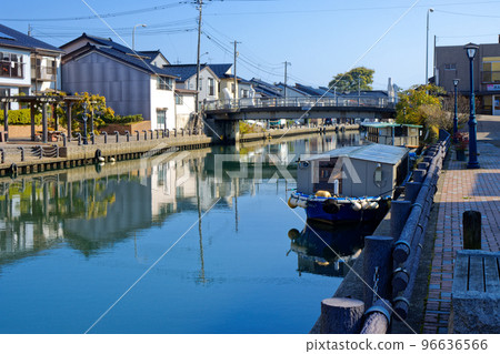 Sannobashi Bridge and Pleasure Boat Boarding Station Shinminato Riverside Station 96636566