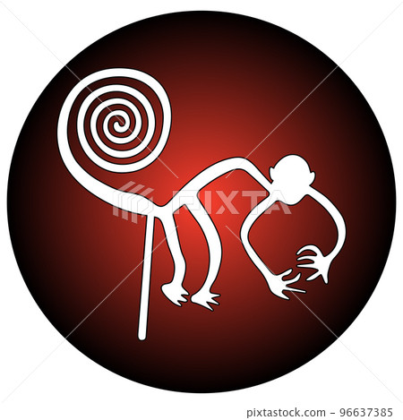 Geoglyph of the Monkey from Nazca Geoglyph of the Monkey from Nazca 96637385