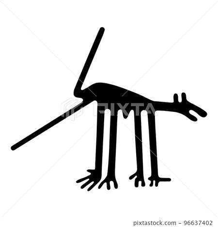 Geoglyph of the dog from Nazca Geoglyph of the dog from Nazca 96637402