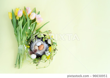 Easter colored eggs 96638951