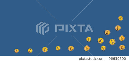 Dollar coin hand drawing - financial theme Dollar coin hand drawing - financial theme 96639800