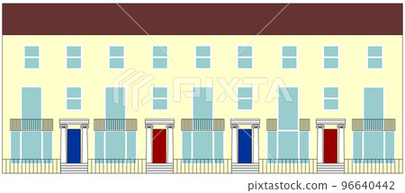 terraced house illustration transparent PNG terraced house illustration transparent PNG 96640442