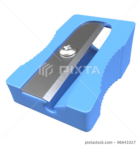blue pencil sharpener isolated - Stock Illustration [96641027] - PIXTA