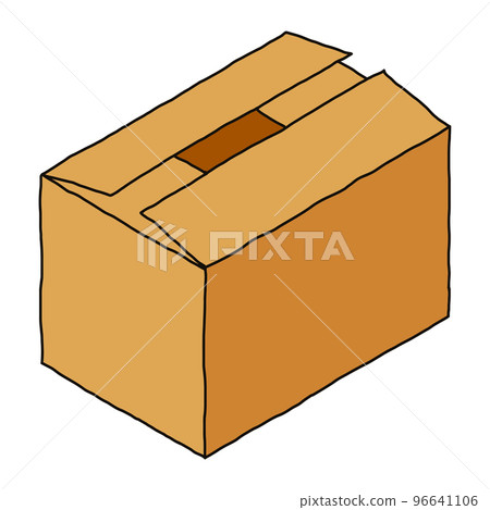 cardboard box illustration transparent PNG 96641106