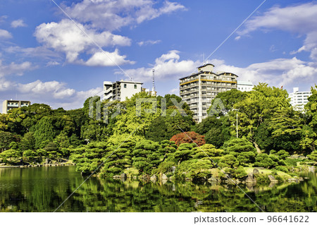 東京江東區清澄庭園,秋景,東京指定名勝 東京江東區清澄庭園,秋景,東京指定名勝 96641622