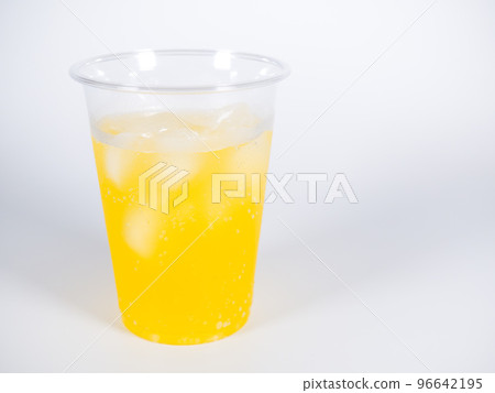 Carbonated orange juice plastic cup Carbonated orange juice plastic cup 96642195