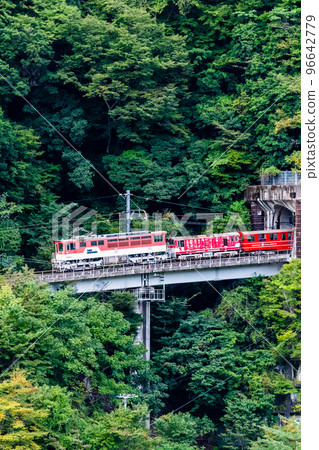 Shizuoka Prefecture Oigawa Railway Ikawa Line - Stock Photo