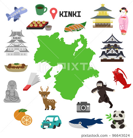 Kinki region sightseeing set 96643024