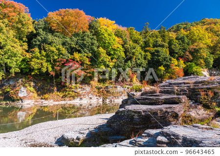 《Saitama Prefecture》Autumn Nagatoro・Autumn leaves rock pavement 《Saitama Prefecture》Autumn Nagatoro・Autumn leaves rock pavement 96643465