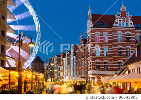 Gdansk streets in twilight Gdansk streets in twilight 96643908