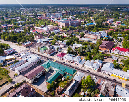 View from drone of Yegoryevsk, Russia View from drone of Yegoryevsk, Russia 96643968