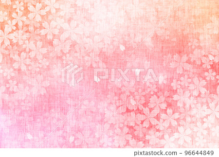 Cherry blossom New Year's card spring background 96644849