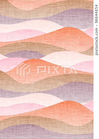 Wave Japanese pattern New Year's card background Wave Japanese pattern New Year's card background 96644854