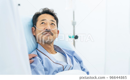 hospitalized patient encouraged 96644865