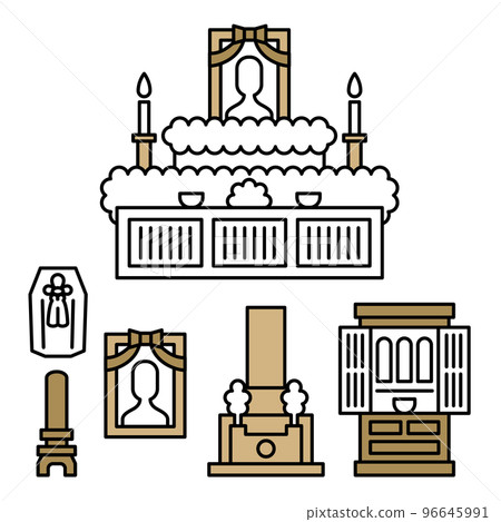 葬禮和墳墓祭壇 96645991