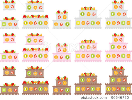 3 tier cake 4 horizontal P 96646720