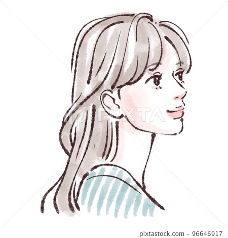 女性插畫素材 96646917