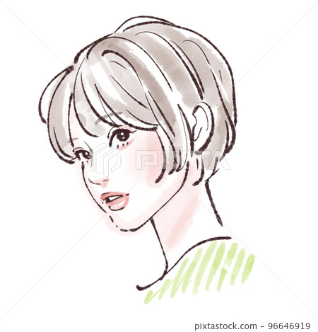 女性插畫素材 96646919