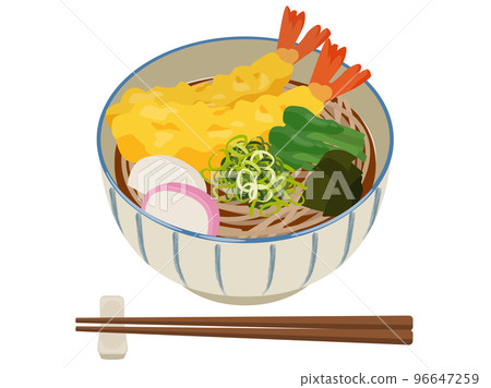 蝦天婦羅蕎麥麵_除夕蕎麥麵 96647259