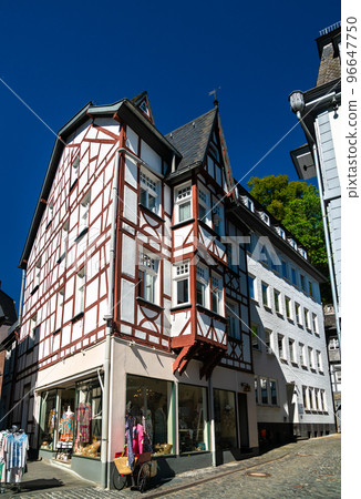 Traditional half-timbered houses of Monschau in North Rhine-Westphalia, Germany 96647750