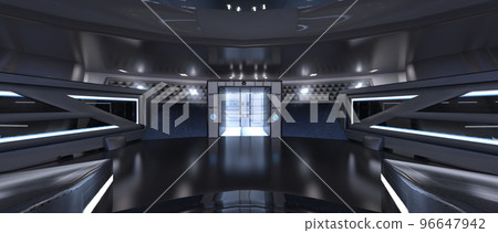 Scenery inside the spacecraft Scenery inside the spacecraft 96647942