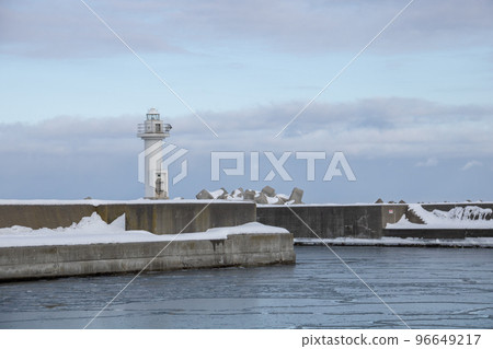 Docked ice and sky Docked ice and sky 96649217