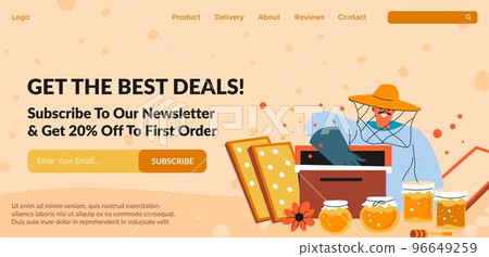 Get best deals, subscribe to newsletter website 96649259